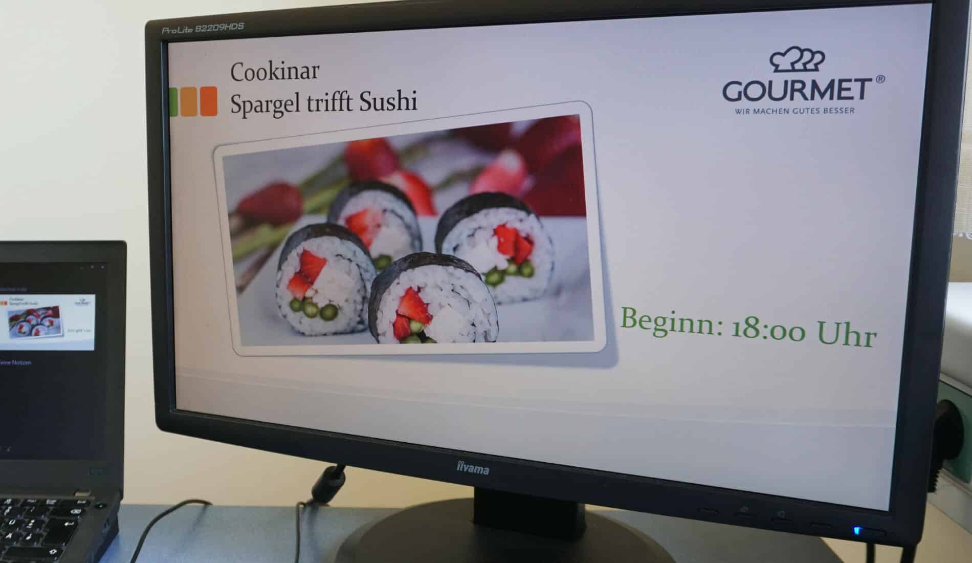 Cookinar für Gourmet Mitarbeiterinnen 2021