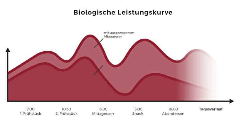 Biologische Leistungskurve Grafik